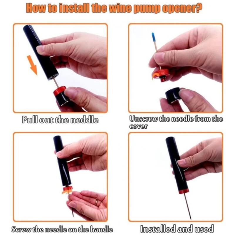 Air Pressure Pump Wine Bottle Opener